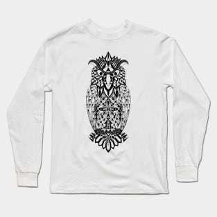 nite owl in shadow art ecopop Long Sleeve T-Shirt